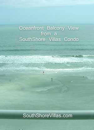 View from an Oceanfront Balcony at South Shores